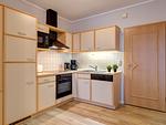 Küche / Küchenzeile - Haus Berlin, Wohnung 2 - Top-Hundeurlaub