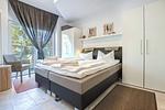 Schlafzimmer - Residenz Bellevue, Whg. 07 - Top-Hundeurlaub