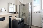 Badezimmer - Ferienwohnung Gartenlounge Schönberg - Kalifornien - Top-Hundeurlaub