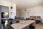 Küche / Küchenzeile - Ferienwohnung Gartenlounge Schönberg - Kalifornien - Top-Hundeurlaub