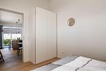 Schlafzimmer - Ferienwohnung Gartenlounge Schönberg - Kalifornien - Top-Hundeurlaub