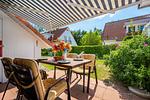 Große Terrasse - Reihenhaus 6 - Delfin - Top-Hundeurlaub