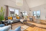 Wohnzimmer - Ferienhaus Olpi Olpenitz - Top-Hundeurlaub