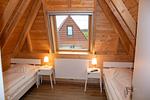 Schlafzimmer - Ferienhaus "Glück Auf! II" Mellumplate 27 - Top-Hundeurlaub