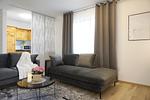 Wohnzimmer - Ferienwohnung Holiday Home 11 - Top-Hundeurlaub