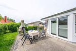 Terrasse - Ferienhaus "Wattkrabbe" Mellumplate 09 - Top-Hundeurlaub