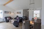 Wohnzimmer - Ferienhaus "Wattkrabbe" Mellumplate 09 - Top-Hundeurlaub