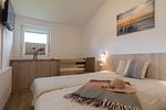 Schlafzimmer - Ferienhaus "Wattkrabbe" Mellumplate 09 - Top-Hundeurlaub