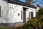 Fassade / Eingang - Ferienhaus "Möwennest" Mellumplate 02 - Top-Hundeurlaub