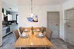 Küche / Küchenzeile - Ferienhaus "Möwennest" Mellumplate 02 - Top-Hundeurlaub