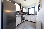 Küche / Küchenzeile - Ferienhaus "Möwennest" Mellumplate 02 - Top-Hundeurlaub