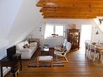 Wohnzimmer - Künstlerhaus Vossen - Top-Hundeurlaub