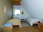 Schlafzimmer - Künstlerhaus Vossen - Top-Hundeurlaub