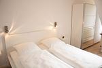 Schlafzimmer - Ferienwohnung  Sieltrift 4-01 - Top-Hundeurlaub