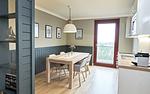 Küche / Küchenzeile - Haus Fore - Appartement Jasmund - Top-Hundeurlaub