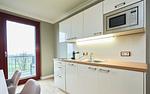 Küche / Küchenzeile - Haus Fore - Appartement Jasmund - Top-Hundeurlaub