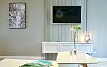 Wohnzimmer - Haus Fore - Appartement Jasmund - Top-Hundeurlaub