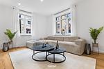 Wohnzimmer - Kurzzeitwohnung Stadtwohnung Heiligenhafen - Top-Hundeurlaub