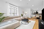Wohnzimmer - Kurzzeitwohnung Stadtwohnung Heiligenhafen - Top-Hundeurlaub
