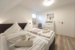 Schlafzimmer - Up Süderdün Ferienwohnung 2 - Top-Hundeurlaub