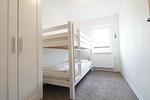 Schlafzimmer 2 - Hafenloft Apartment 2 - Top-Hundeurlaub