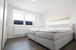 Schlafzimmer 1 - Hafenloft Apartment 2 - Top-Hundeurlaub