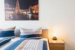 Schlafzimmer - Inselglück Apartment 1 - Top-Hundeurlaub