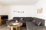 Wohnzimmer - Inselglück Apartment 2 - Top-Hundeurlaub