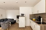 Wohn-/ Essbereich - Hafenloft Apartment 4 - Top-Hundeurlaub