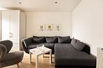 Wohnzimmer - Hafenloft Apartment 4 - Top-Hundeurlaub