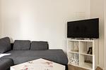 Wohnzimmer - Hafenloft Apartment 4 - Top-Hundeurlaub
