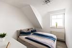 Schlafzimmer 1 - Inselglück Apartment 4 - Top-Hundeurlaub