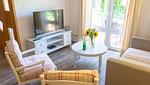 Wohnbereich - Marschblick Ferienwohnung im Landlust Osterwarf - Top-Hundeurlaub