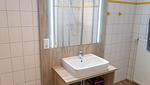 Badezimmer - Marschblick Ferienwohnung im Landlust Osterwarf - Top-Hundeurlaub