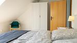 Schlafzimmer 1 - Warfblick Ferienwohnung im Landlust Osterwarf - Top-Hundeurlaub