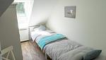 Schlafzimmer 2 - Warfblick Ferienwohnung im Landlust Osterwarf - Top-Hundeurlaub
