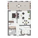 Grundriss - Wohnung 01 - Top-Hundeurlaub