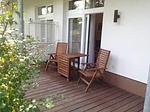 Terrasse - Strandläufer 112 - Top-Hundeurlaub
