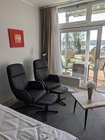 Sitzbereich - Strandläufer Classic 104 - Top-Hundeurlaub