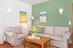 Wohnzimmer - Haus Jungnamen Sand Whg. 1 - Top-Hundeurlaub