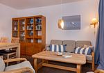 Wohnzimmer in der Ferienwohnung Lürßen in Wittdün auf Amrum - Haus am Seezeichen - Whg. Lürßen - Top-Hundeurlaub