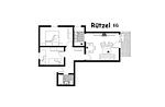 Grundriss - 3-Raum-Wohnung Rützel - Top-Hundeurlaub