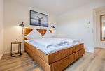 Schlafzimmer - Ferienwohnung Wiking-Koje 3 Schleswig - Top-Hundeurlaub
