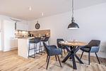 Küche / Küchenzeile - Ferienwohnung Wiking-Koje 4 Schleswig - Top-Hundeurlaub