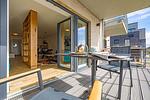 Balkon - Ferienwohnung Wiking-Koje 4 Schleswig - Top-Hundeurlaub