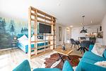 Wohnzimmer - Ferienwohnung Wiking-Koje 4 Schleswig - Top-Hundeurlaub