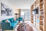 Wohnzimmer - Ferienwohnung Wiking-Koje 4 Schleswig - Top-Hundeurlaub