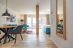 Wohnzimmer - Ferienwohnung Wiking-Koje 4 Schleswig - Top-Hundeurlaub