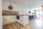 Küche / Küchenzeile - Ferienwohnung Wiking-Koje 4 Schleswig - Top-Hundeurlaub