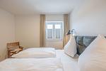 Schlafzimmer - Ferienwohnung Wiking-Koje 5 Schleswig - Top-Hundeurlaub